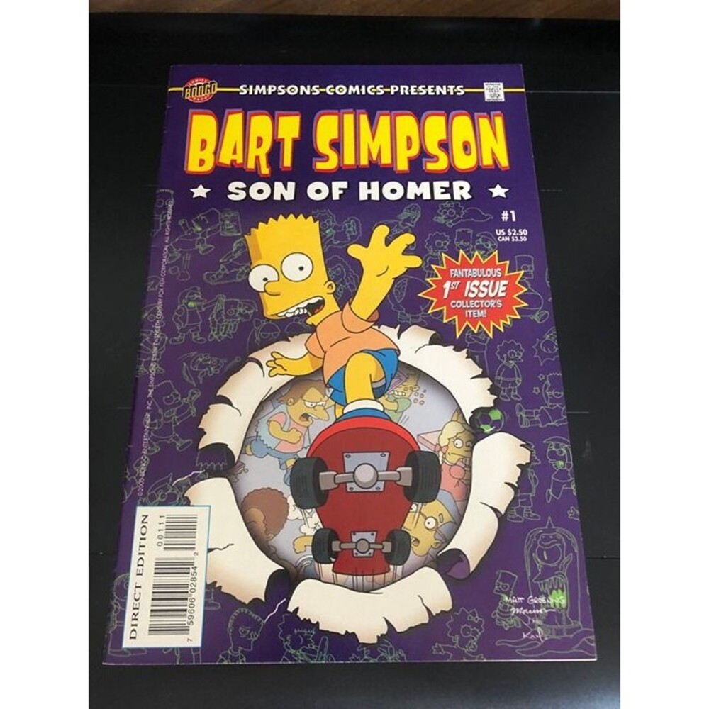 Bart Simpson #1 Son of Homer- Matt Groening- 1st issue-Simpsons-Bongo Comics